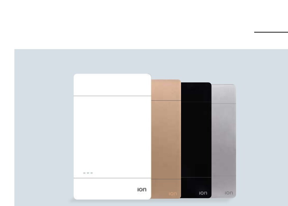 Interruptor Simple Style ION — plástico premium